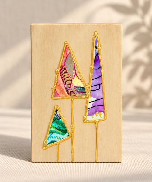 Upcycled Abstract Mini