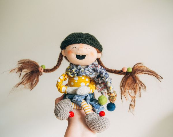 Rena - Waldorf Inspired Wool Filled Doll