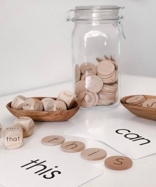 Alphabet Discs and Sight Word Dice