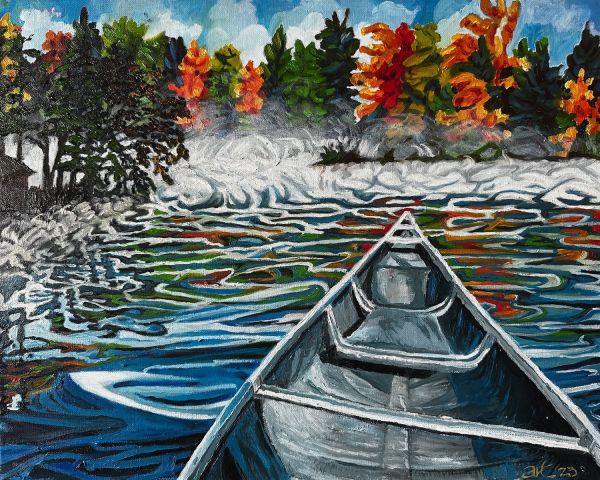 Morning Canoe Paddle on Stones Lake