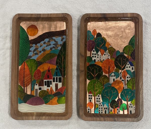 Handmade trays