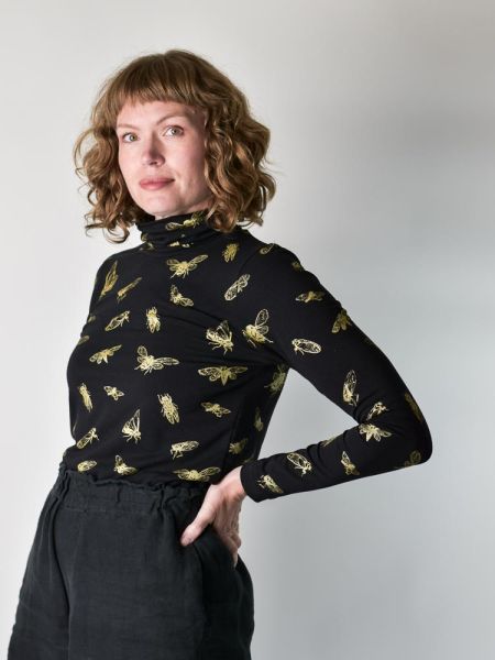Gold Cicada Turtleneck