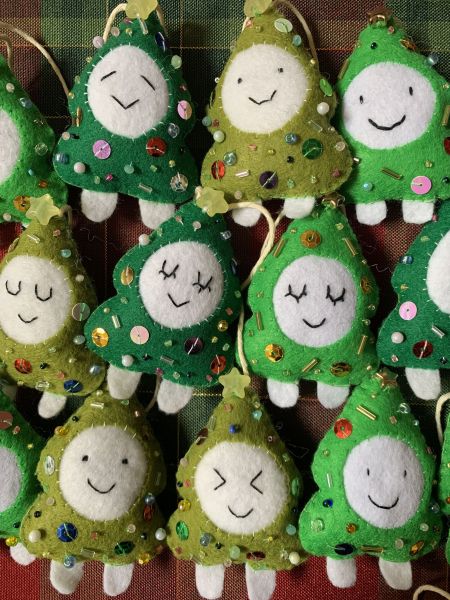 Felt Christmas Tree Ornament