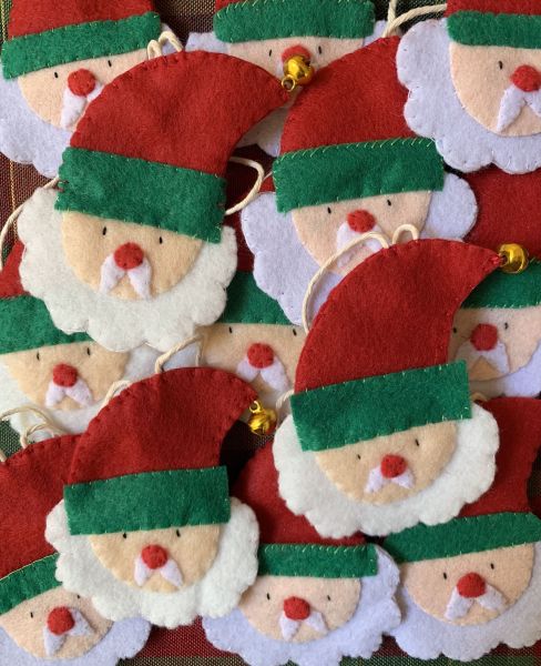 Felt Santa Ornament