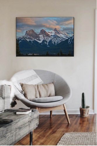 Sacred Mountains : 24x36 Plak Flush Mounted