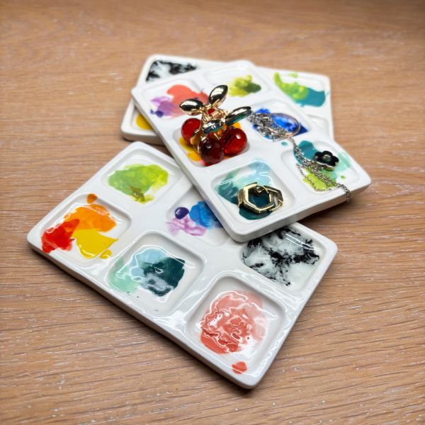 Painted Palette Trinket Dish