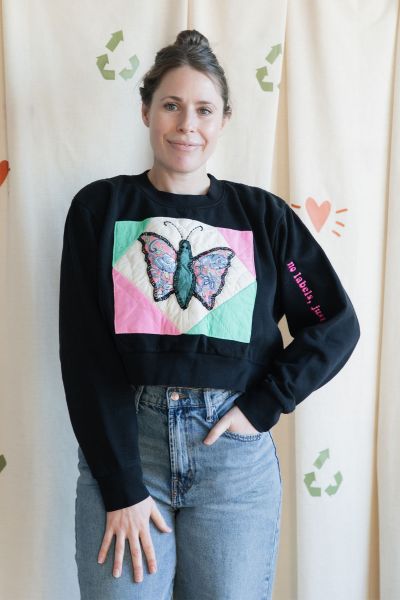 One of a Kind Butterfly Sweater