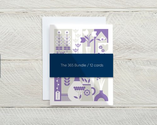 365 greeting card bundle / 12 cards