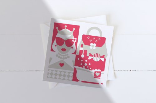 Mothers Day mini greeting card