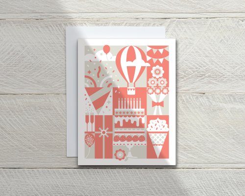 Happy Birthday greeting card