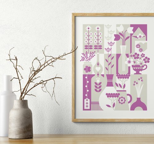 Floral 8.5 x 11 Art Print