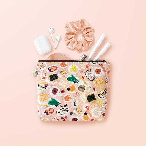 Dim Sum Zipper Pouch