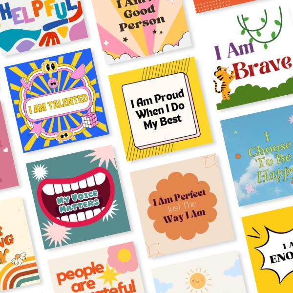 Building Blocks Kids Affirmation Card Deck