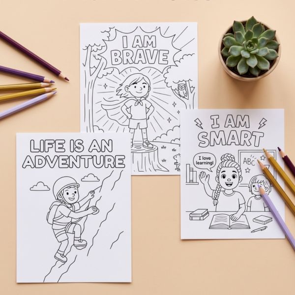 “My Feelings Matter!” Affirmation and Activity Colouring Book