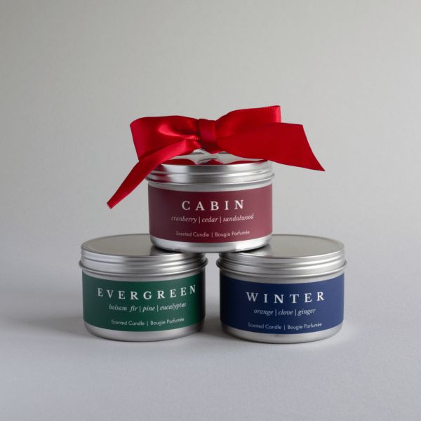 Christmas Mini Candle Set