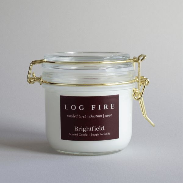 NEW Log Fire Candle