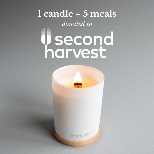 1 Candle = 5 Meals donated to Second Harvest