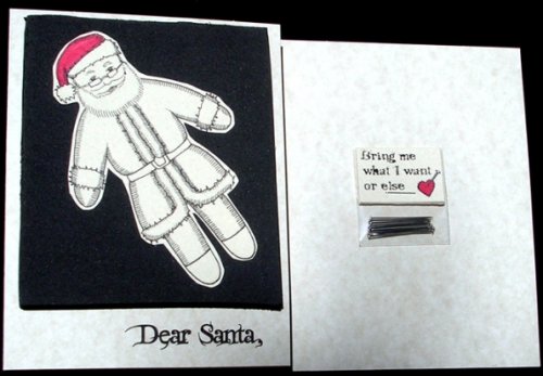 Santa Voodoo Card