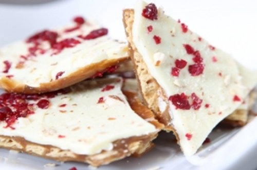 White Chocolate Cranberry Toffee Biscuit