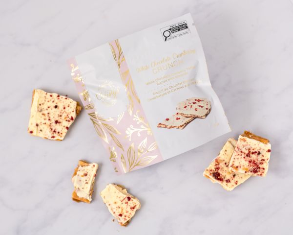 White Chocolate Cranberry Toffee Crunch
