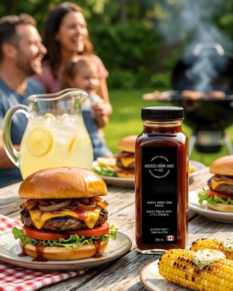 Maple Honey BBQ Sauce | Merci Mon Ami Dressing