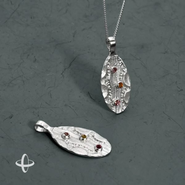 Trilo Tourmaline Pendant Necklace