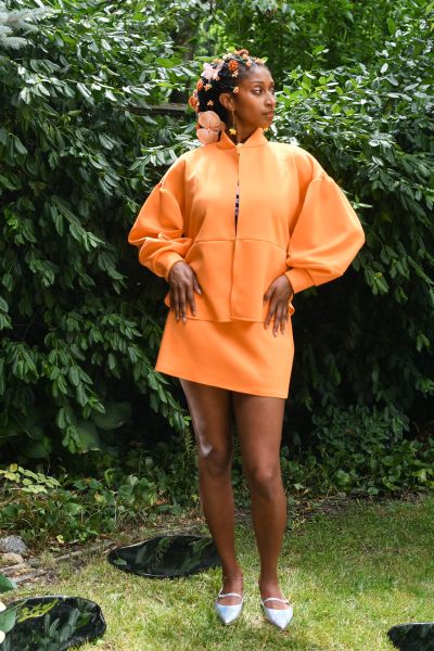 Orange Wrap Jacket