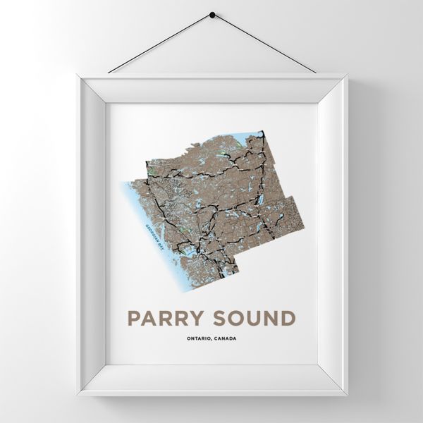 Parry Sound District Map Print