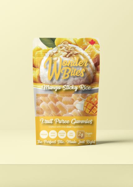 Mango Sticky Rice - Fruit Puree Gummies (Sweet)