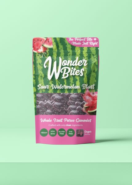 Sour Watermelon Blast - Fruit Puree Gummies (Sweet & Sour)