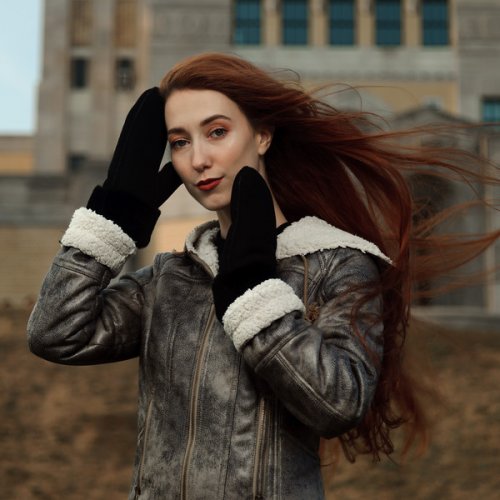 Sheepskin Mittens