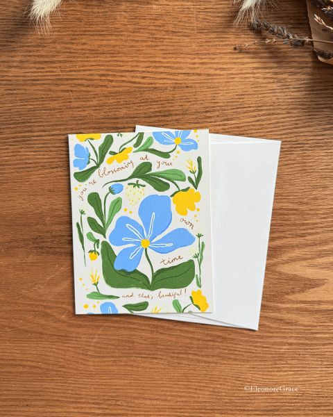 Blossoming on Your Own Time