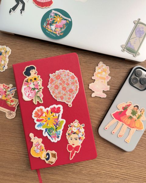 Floral Theme Sticker