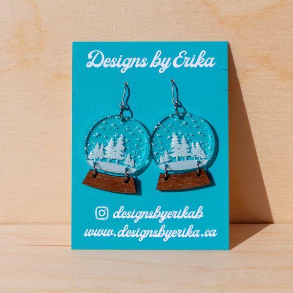 Snowglobe Earrings!