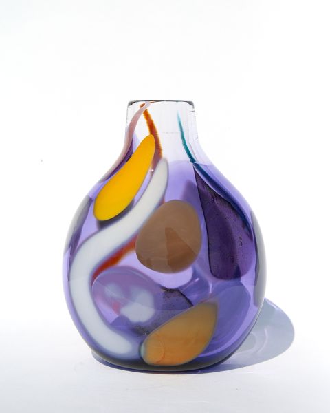 Violet Lozenge Vase