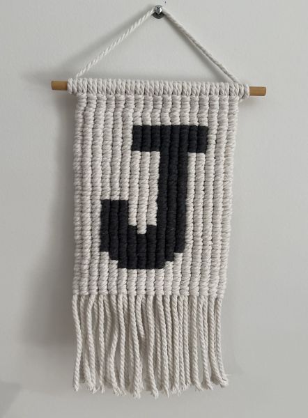 Letter "J" Wall Hang
