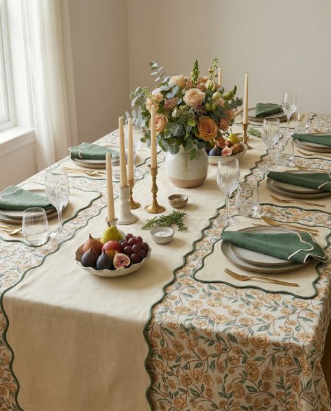 Fleurine Corn Table Cloth