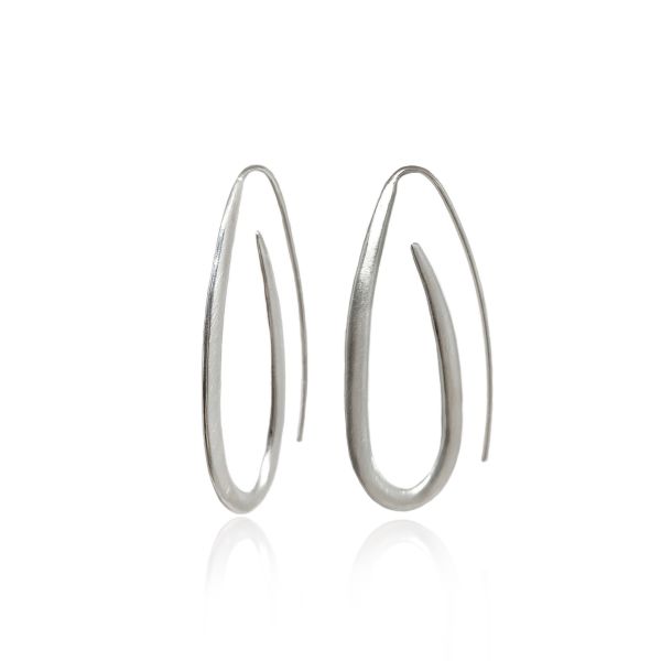 Teardrop Spiral Earrings