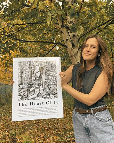 The Heart Of it - Poetic Print Poster