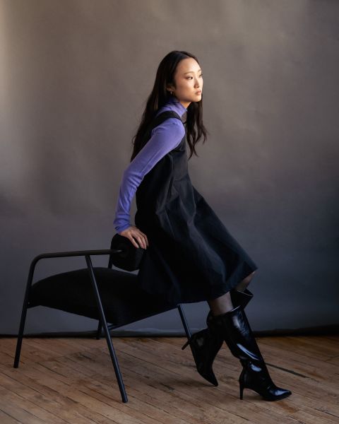 Caro Dress and Essential Turtleneck