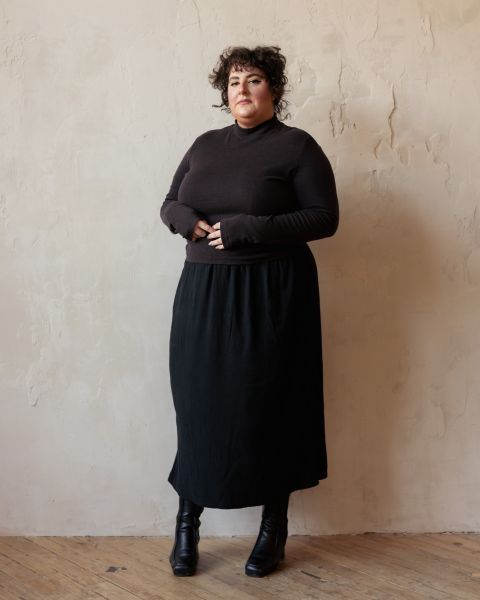 Simone skirt and Essential Turtleneck