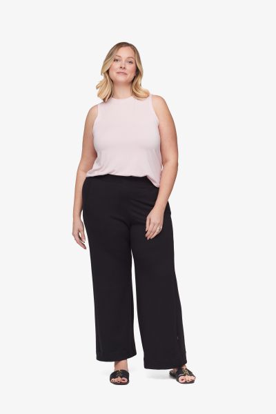Maia Tank in Pink Quartz + Starboard Pant LITE in Black