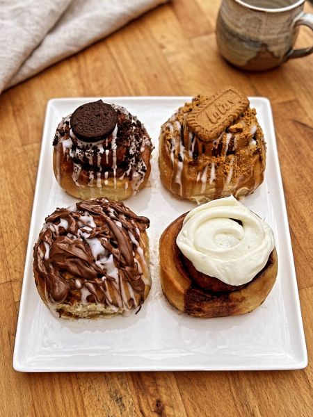 Vegan Sourdough Cinnamon rolls