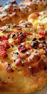 Organic sourdough focaccia