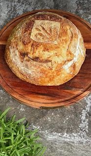 Organic sourdough gouda and herb