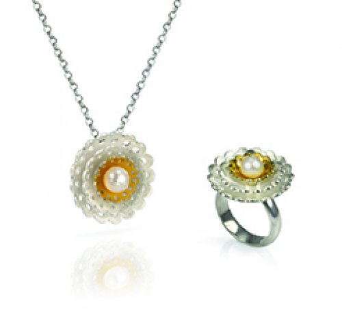 Lotus Pendant and Ring
