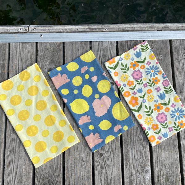 Sunset Patterns Tea Towels