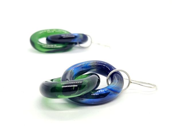Glass Loop Earrings