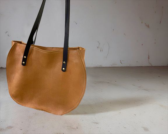 Leather Structured Bag