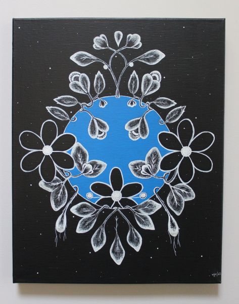 Floral painting - Portal